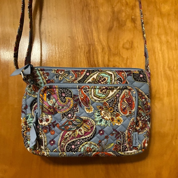 Vera Bradley RFID Little Hipster Crossbody Shoulder Bag  Provence Paisley - Picture 1 of 5